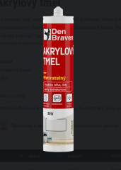 DB - akrylový tmel 280ml  bílý